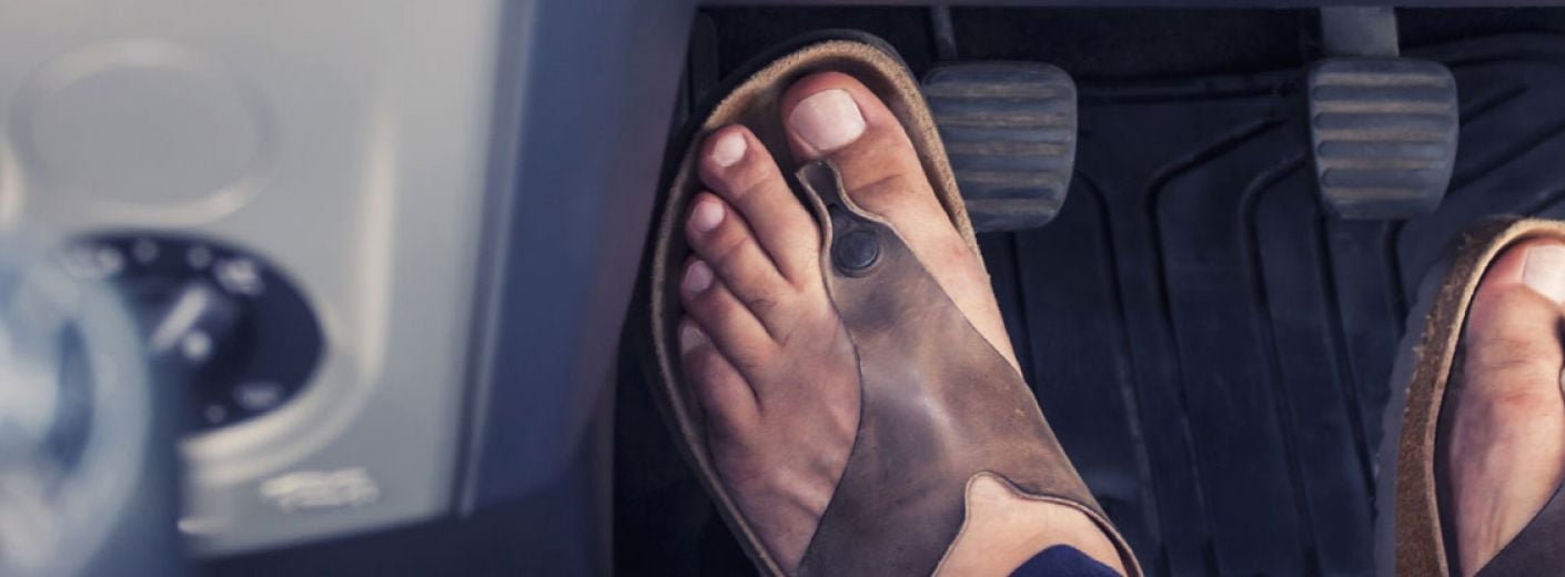 without shoes running