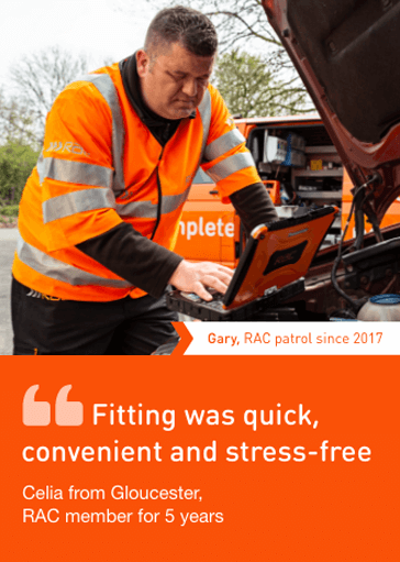 Rac mobile battery fitting deals