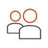 Multiple person icon