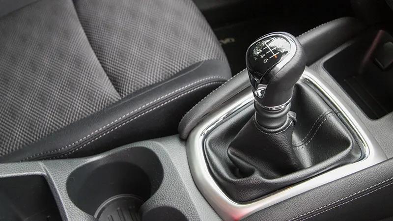 A close up of a car gear stick