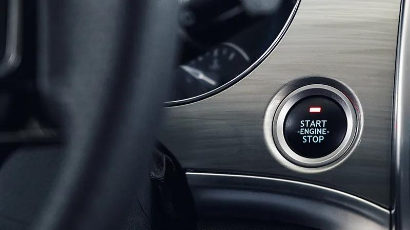 Close up of a stop start engine for a starter motor