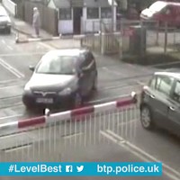 Level crossing drivers dice with death