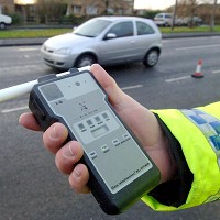 Woman driver eight times over limit