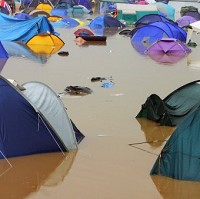 Glastonbury drivers urged to stock up
