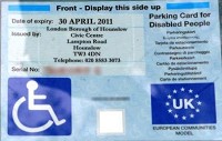 Council worker faked parking badge
