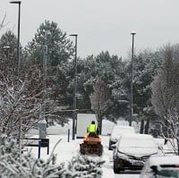 Coldest day for drivers in Scotland