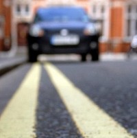 Children driven 500 yards to school