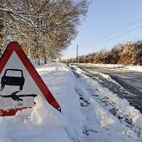 Snow and ice hit traffic levels