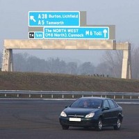Motorist drove wrong way down motorway