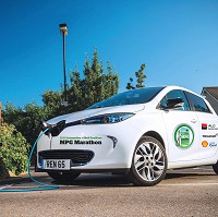 Electric cars feature in MPG race