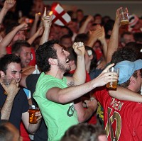 Road safety warning for England fans