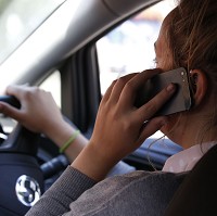 Call to ban business drivers caught using phones