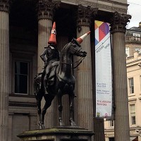Statue's iconic 'cone head' saved