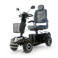 Mobility scooter driver saves injured man