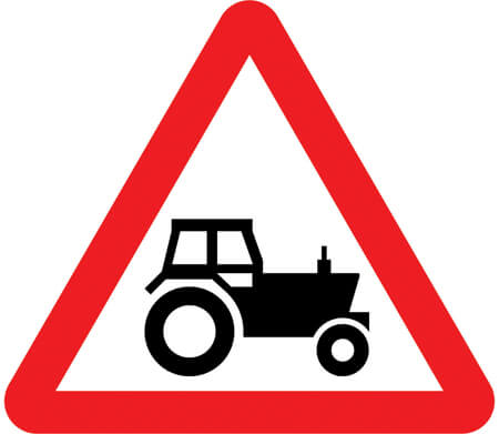 farm uk road sign