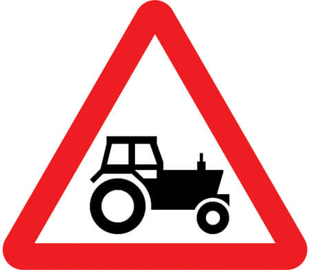 farm uk road sign