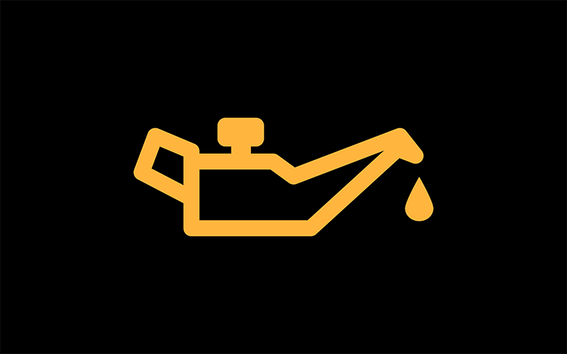 Low engine oil symbol 
