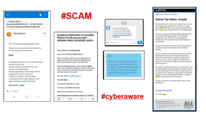 dvla scam