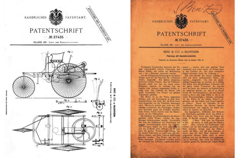 First_car_patent