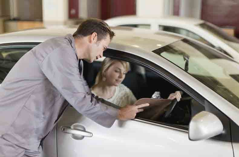 selling new car