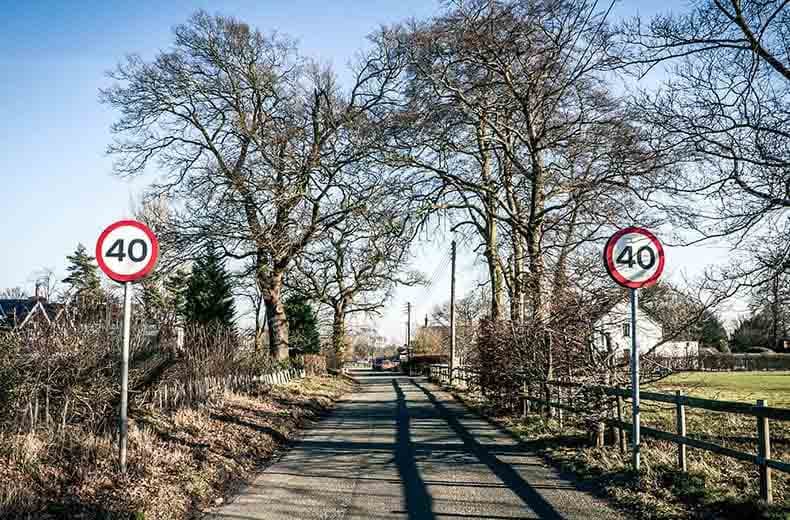 keep to speed limits