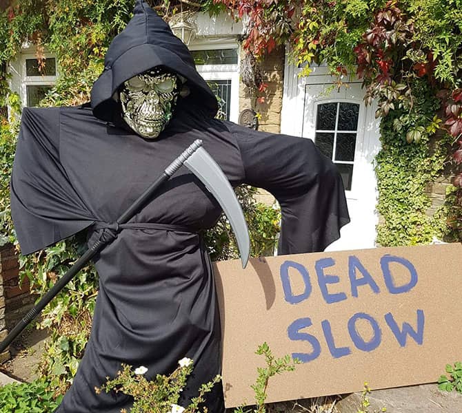 scarecrow traffic wales