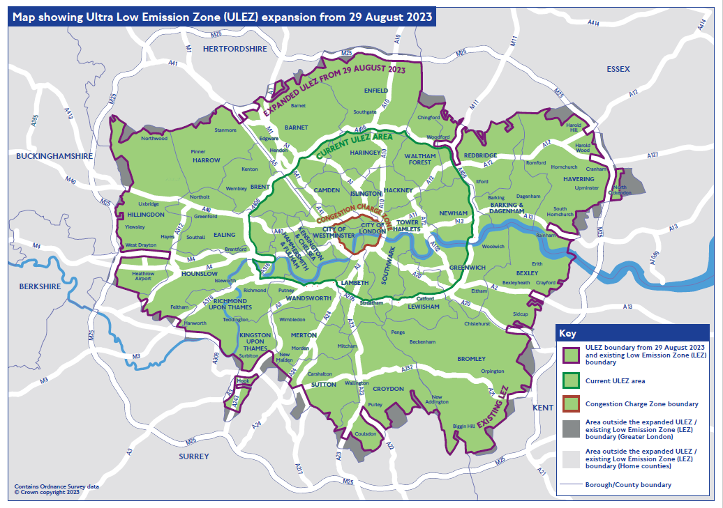 London ULEZ Map