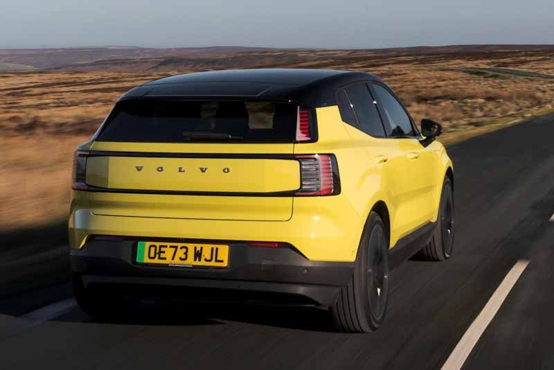 Volvo XC30 rear shot on the road