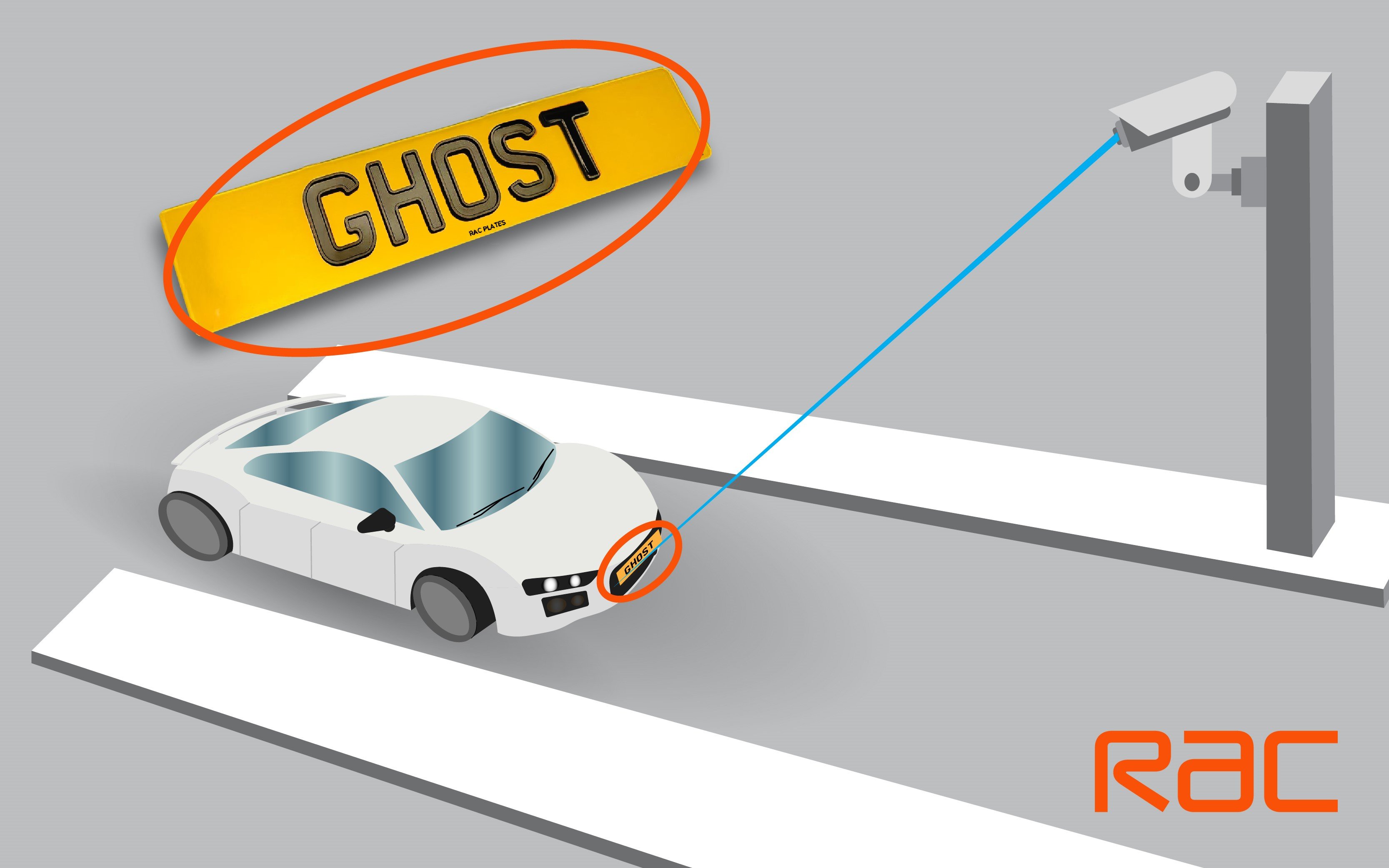 ghost number plate