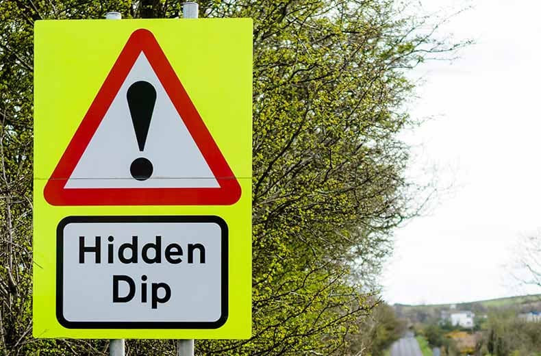 hidden dip sign
