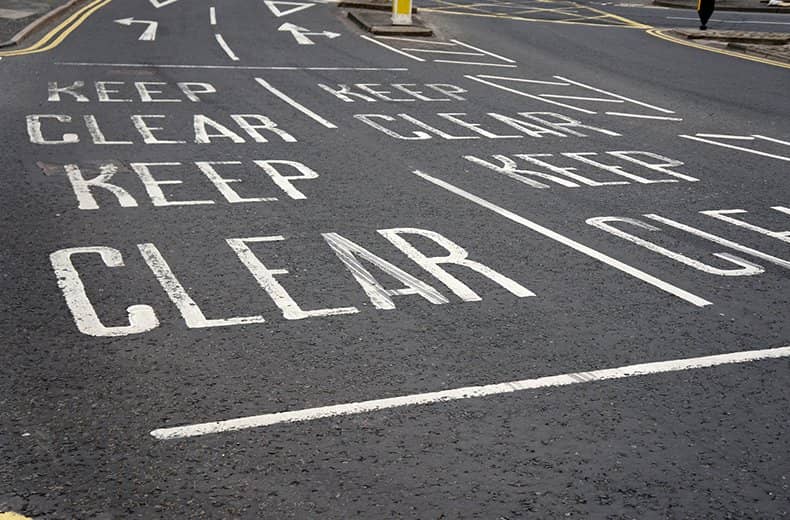 road-markings-keep-clear