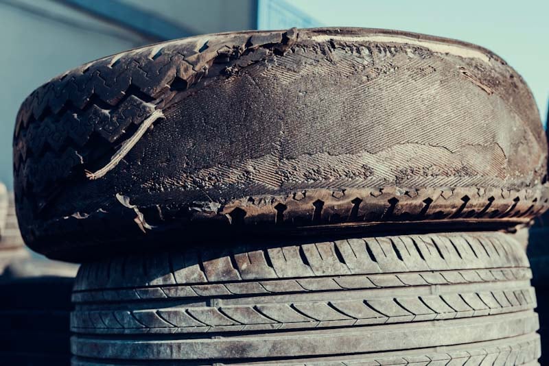 tyre damage