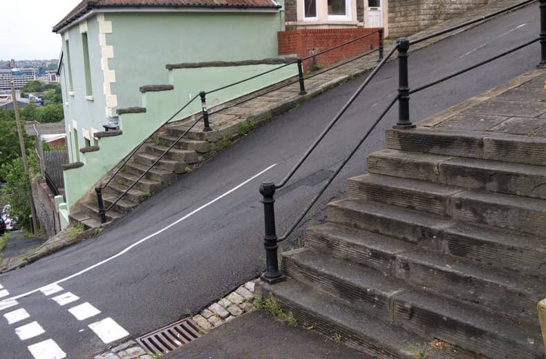 Steepest_roads_UK_Vale_Street_Bristol