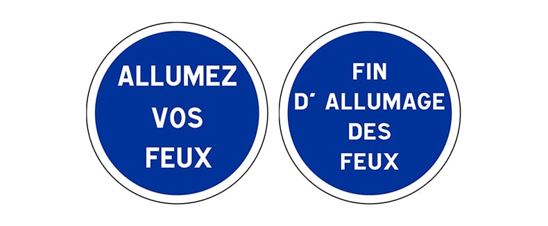 French Road Signs Useful French Phrases Rac Drive