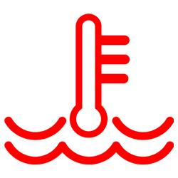 mini coolant warning light