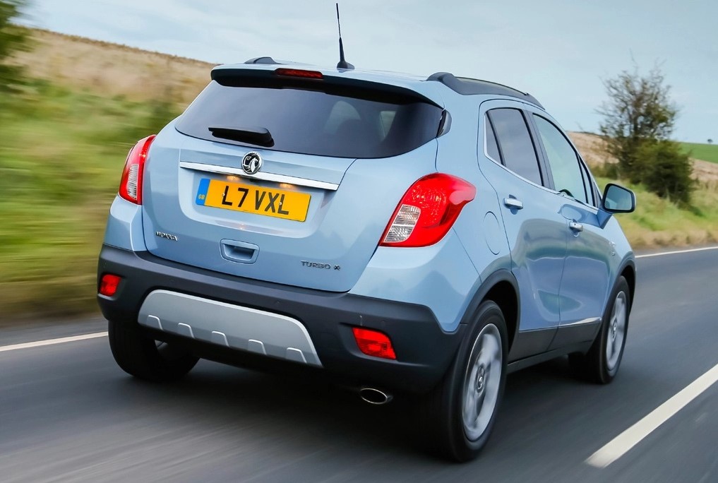 Vauxhall Mokka rear driving