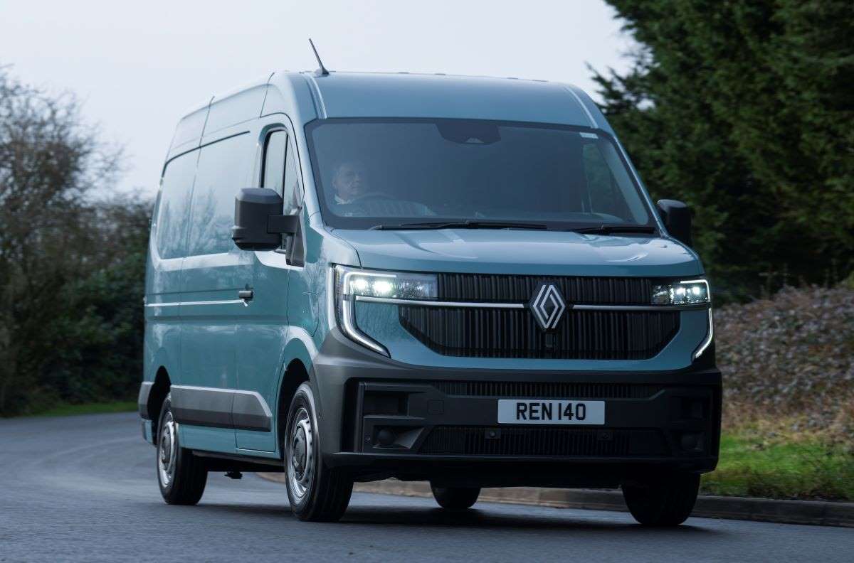 Renault Master driving