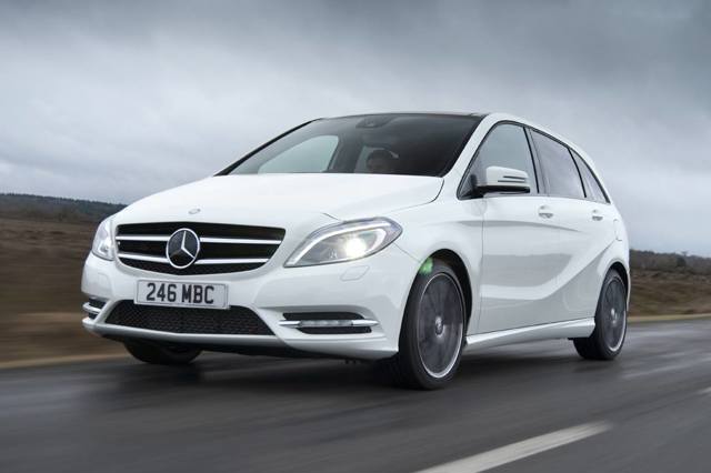 Mercedes-Benz B-Class front driving