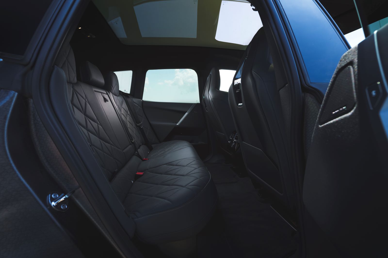 BMW iX rear seats