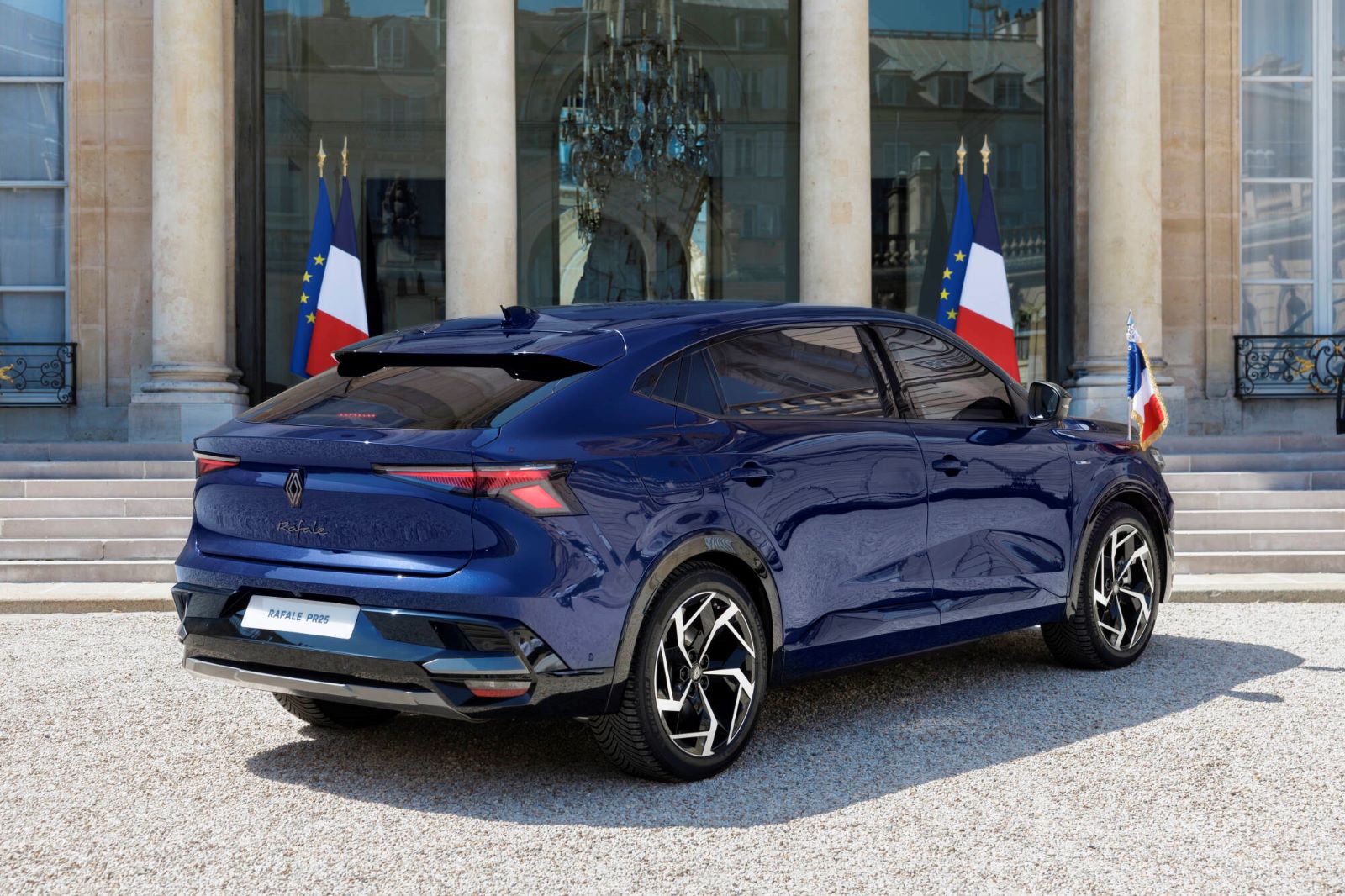 Presidential Renault Rafale side rear view