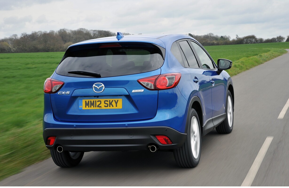 Mazda CX-5 2012 rear driving