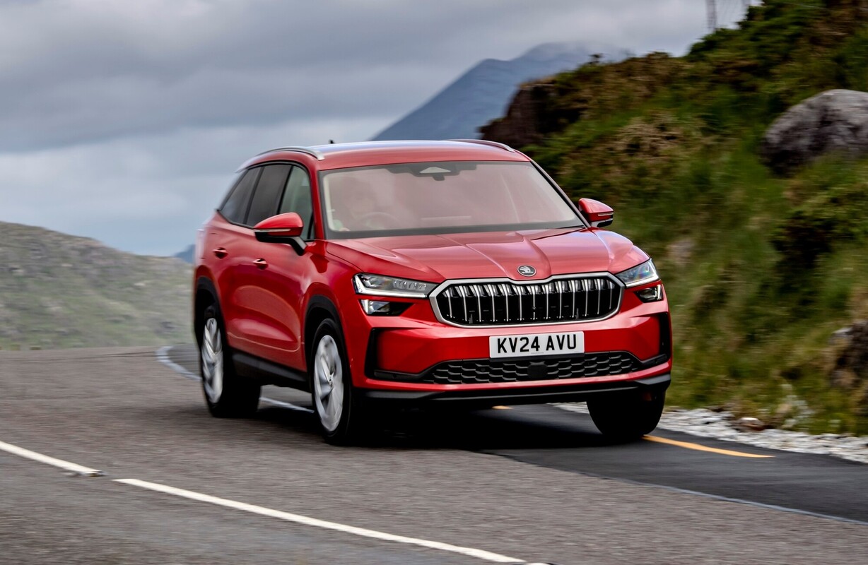 Skoda Kodiaq driving