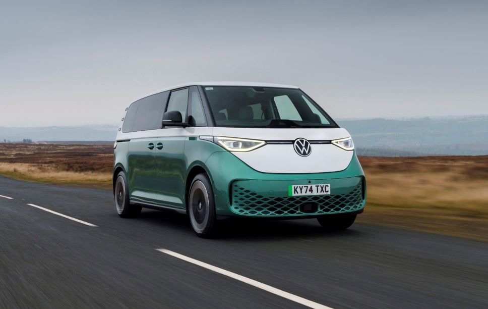 VW ID. Buzz driving front