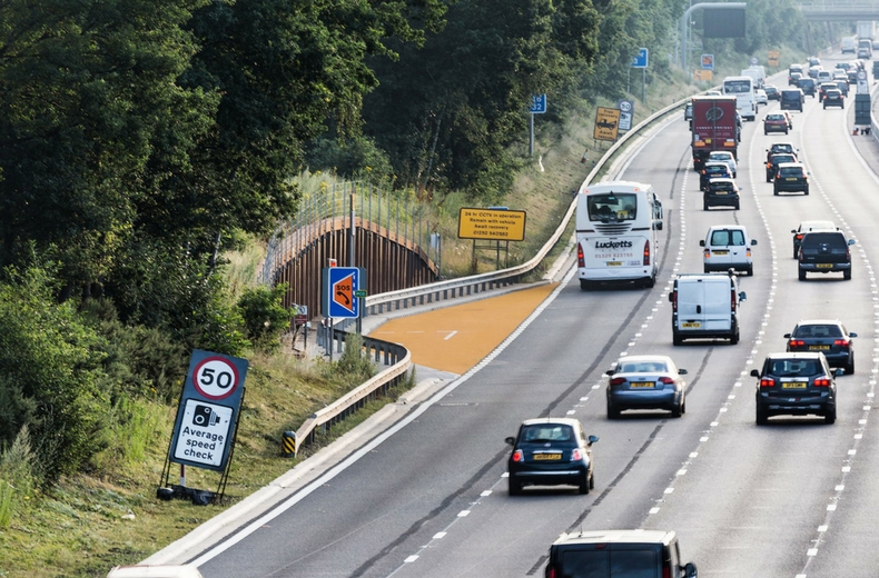 Smart motorway dangers