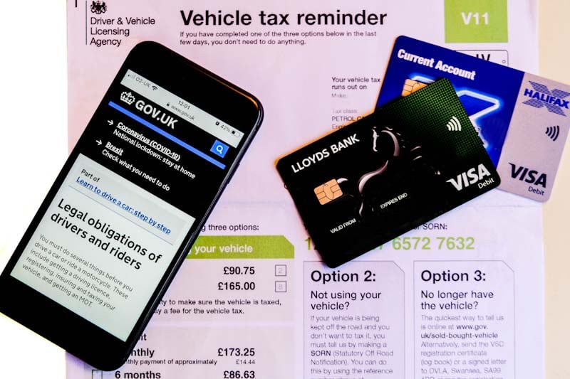 paying road tax online