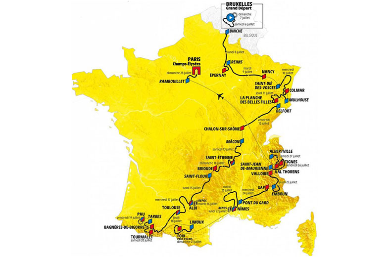 Tour de France - the route and how to plan your trip | RAC Drive