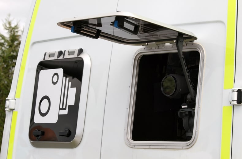 Motorway cameras - mobile speed camera