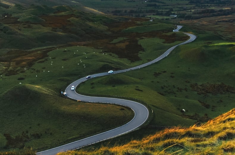 visit peak district with car