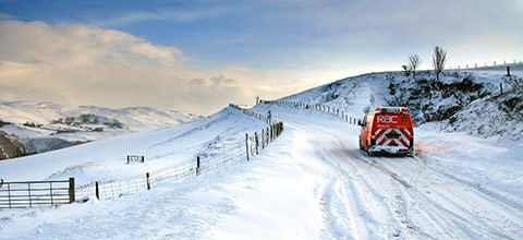 Advice on driving in wintry conditions
