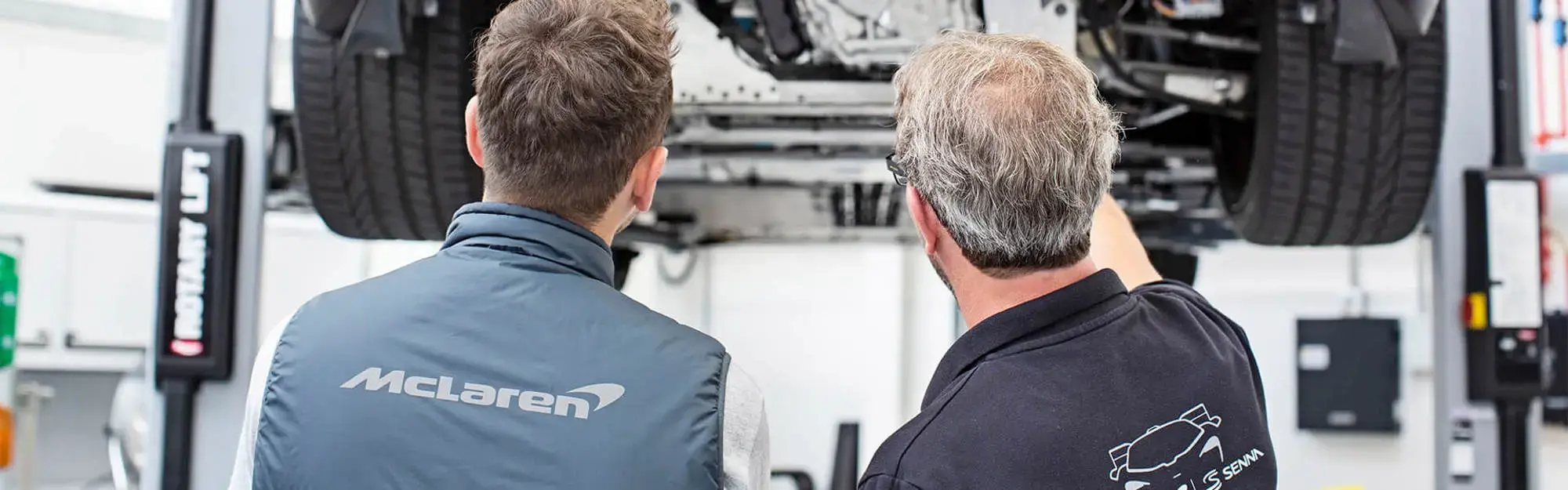 Mechanics in garage